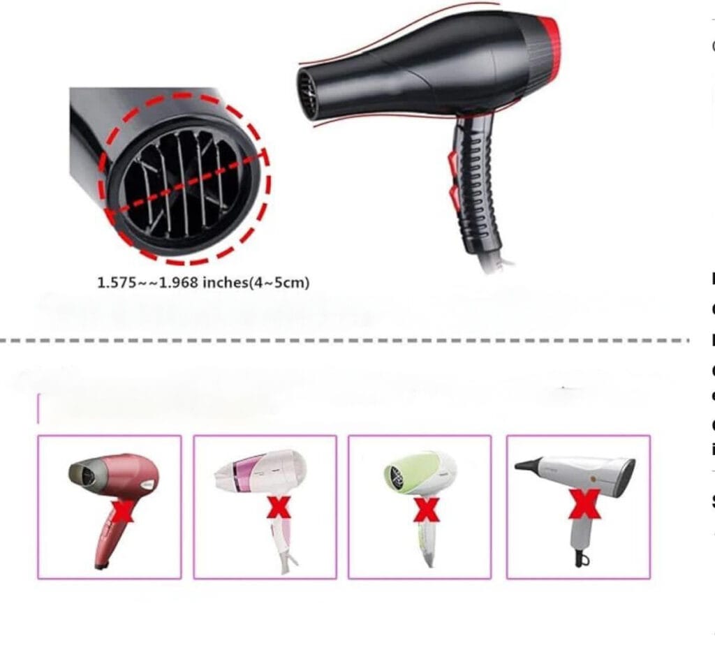 Difusor Universal para Secadora de pelo (Más definición, menos frizz)