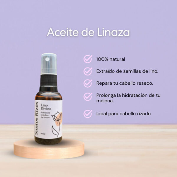 Aceite De Linaza Santos Rizos