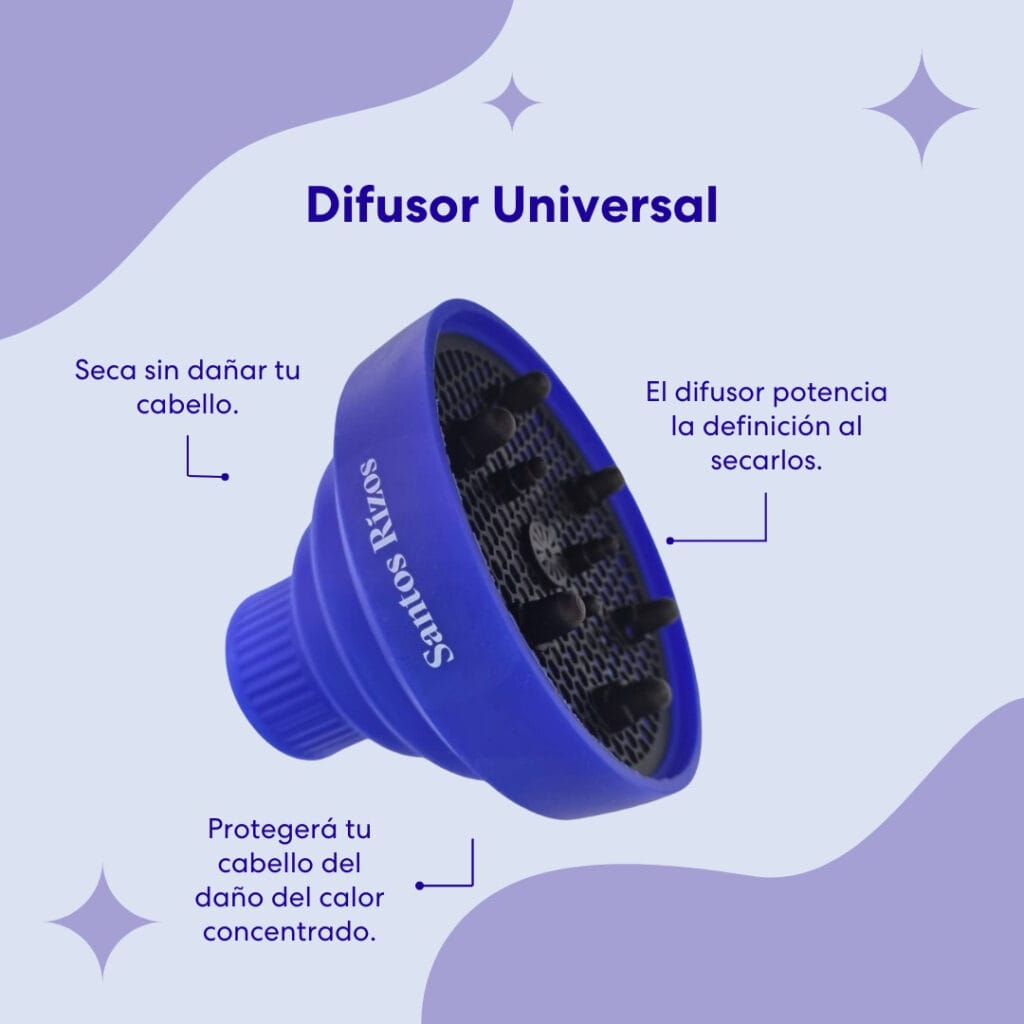 Difusor Universal para Secadora de pelo (Más definición, menos frizz)