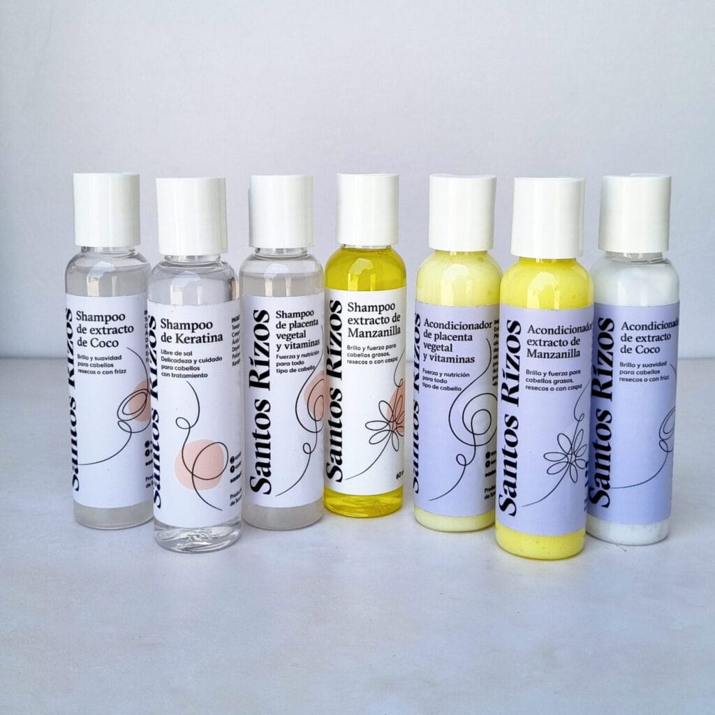 Pack Mini Rizos: Shampoo y Acondicionador para viaje (60 ml)