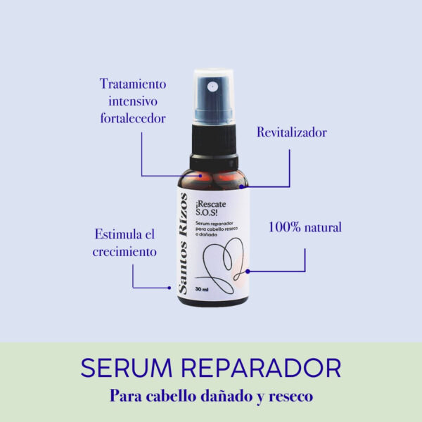 Beneficios Serum Reparador Santos Rizos