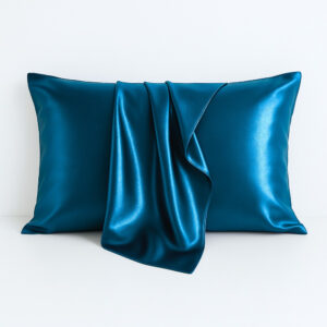 FUNDA SATÍN AZUL PRUSSIA SANTOS RIZOS