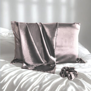 FUNDA SATÍN GRIS CARBÓN SANTOS RIZOS