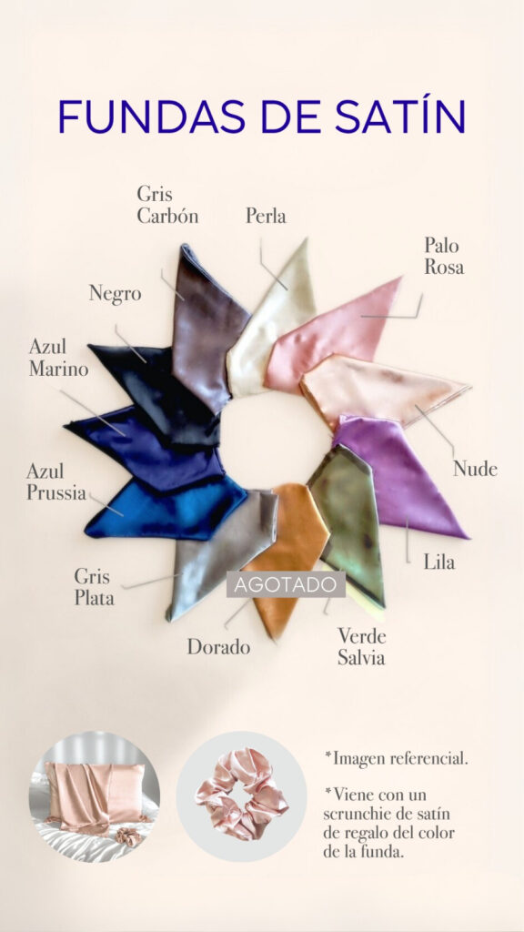Funda de Satín: Evita rotura capilar, disminuya FRIZZ