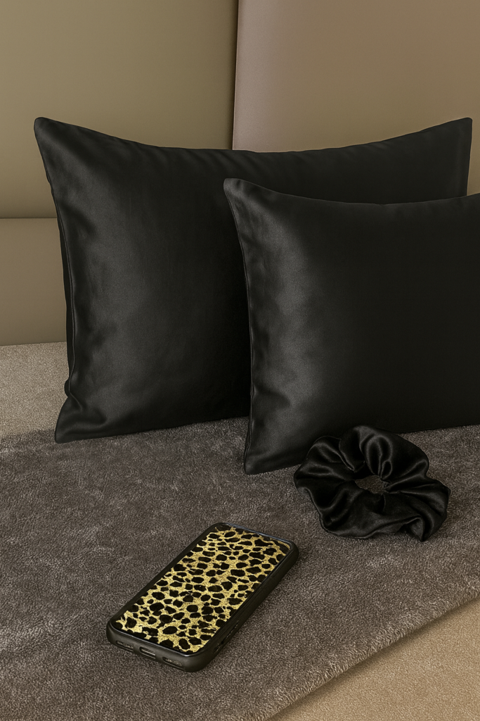 Funda de Satín: Evita rotura capilar, disminuya FRIZZ (Navidad)