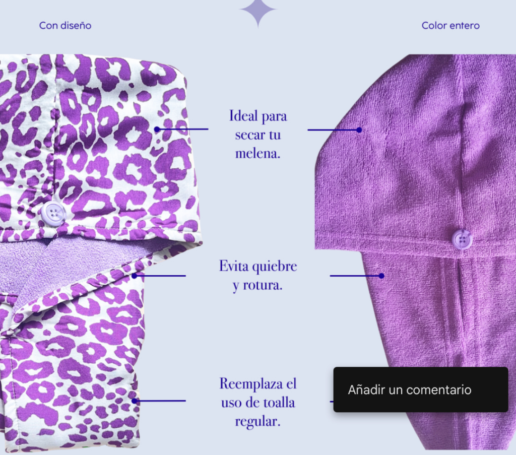 Turbante de microfibra - Secado Anti Frizz Niña  (Con diseño)