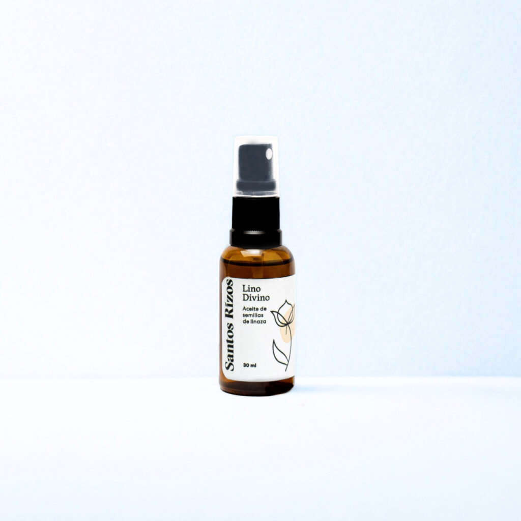 Aceite de Linaza 30ml: Brillo, flexibilidad y definición de rizos.
