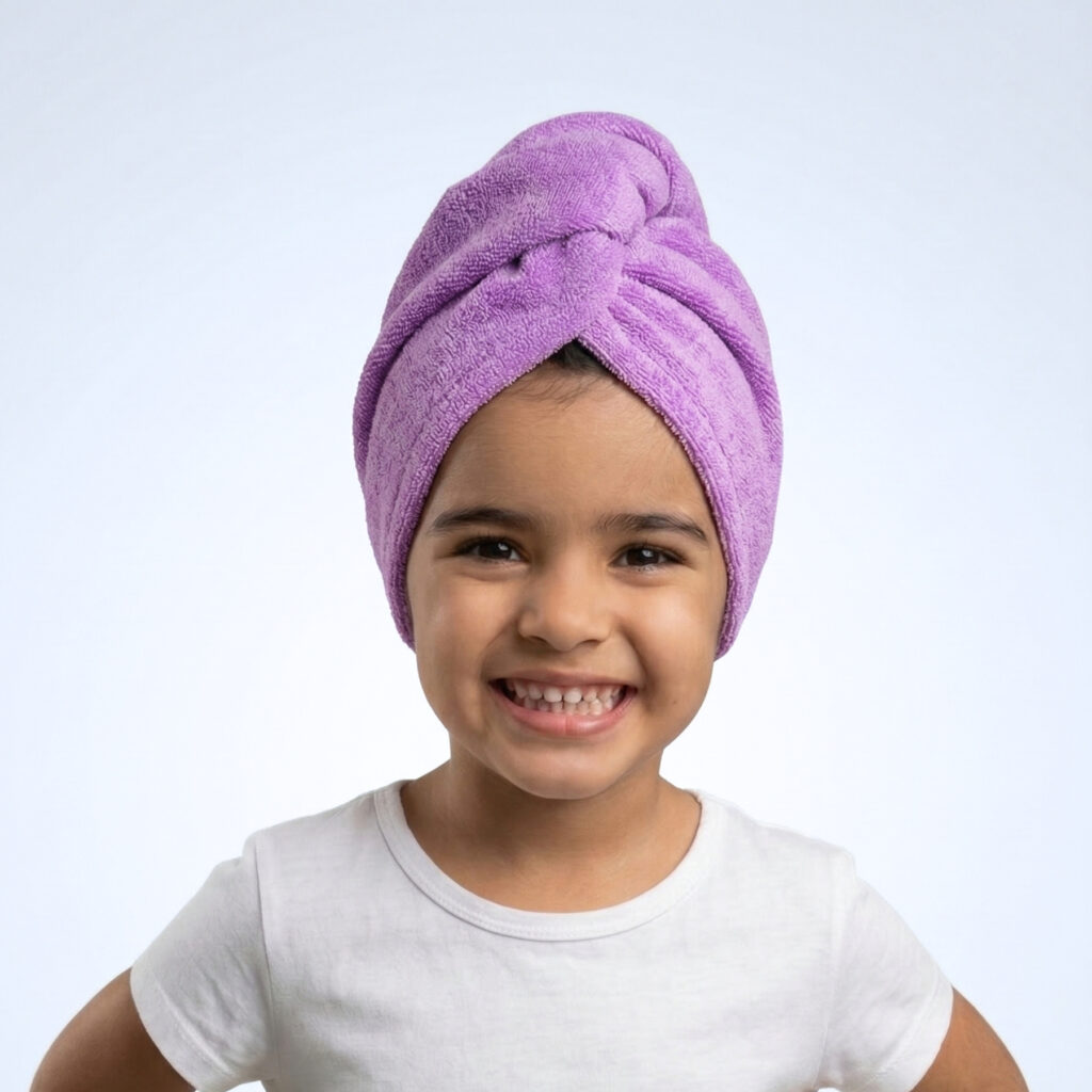 turbante kid de microfibra