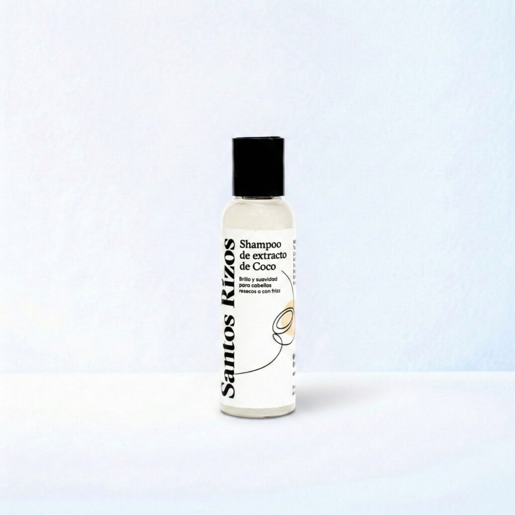 Mini Shampoo de Extracto de Coco - 60ml Travel Size (Suaviza e hidrata)