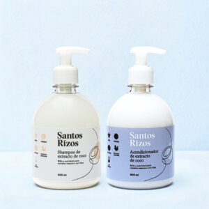 Pack Shampoo y Acondicionador Santos Rizos