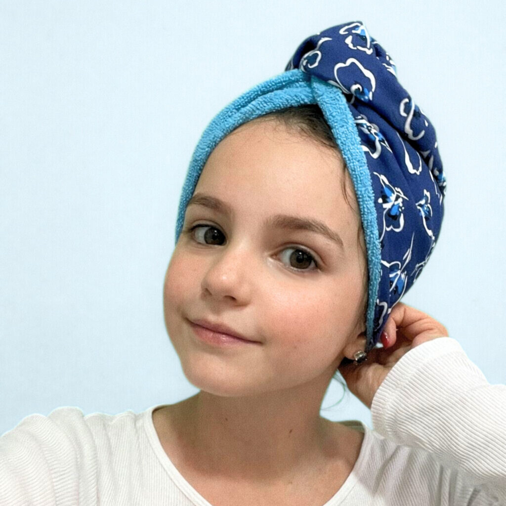 turbante kid de microfibra