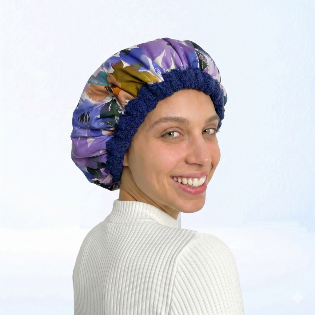 Gorro Térmico Capilar con Semillas – Hidratación Profunda y Tratamiento en Casa